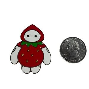 Disney Loungefly Pin Strawberry Baymax Mystery Fruit Characters Blind Box Pin